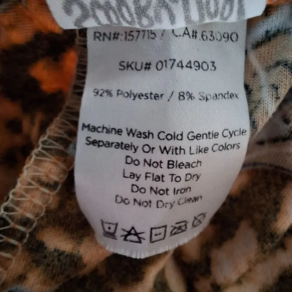 Spirit Scooby Doo XL Mens Tie Dye Print Web Pumpkins Orange Black Lounge Pants - Picture 3 of 8